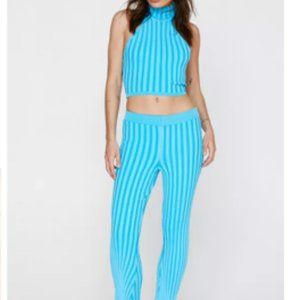 SET (2) - NWT Nasty Gal Stretch Top & Pants - Size M Petite